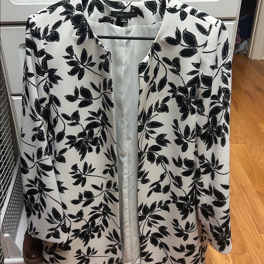 Preston & York Monochrome Floral Jacket